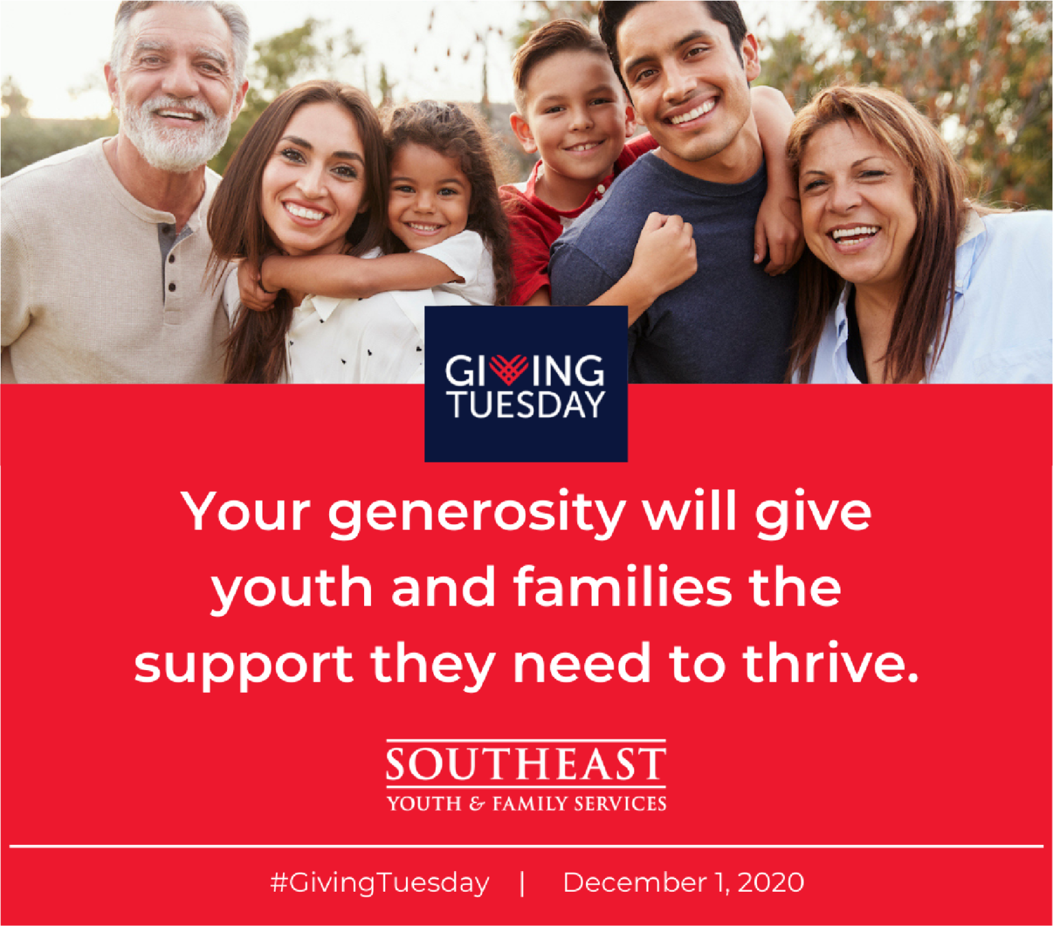 SEYFS Giving Tuesday graphic